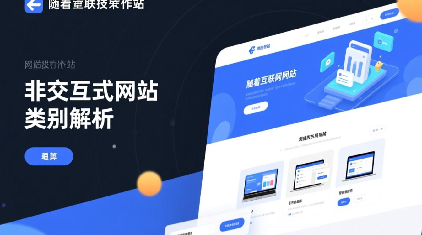 非交互式网站类别有哪些具体特点和应用场景？