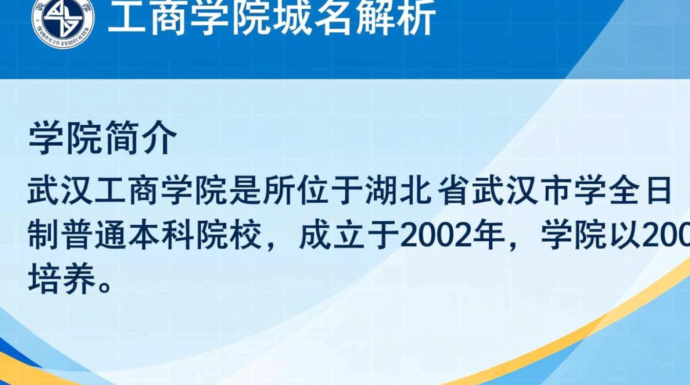 武汉工商学院域名是哪几个字母？背后有何特殊含义？