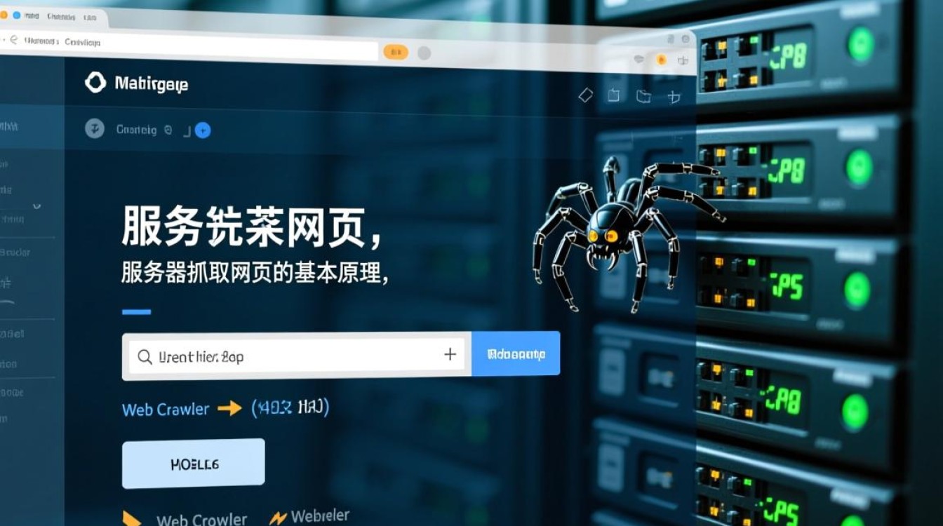 服务器抓取网页数据库，这一过程是如何实现的？