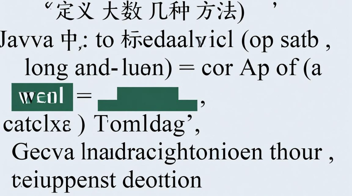 Java中如何高效定义和操作超出常规整数范围的大数？