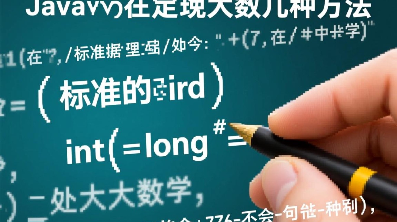 Java中如何高效定义和操作超出常规整数范围的大数？