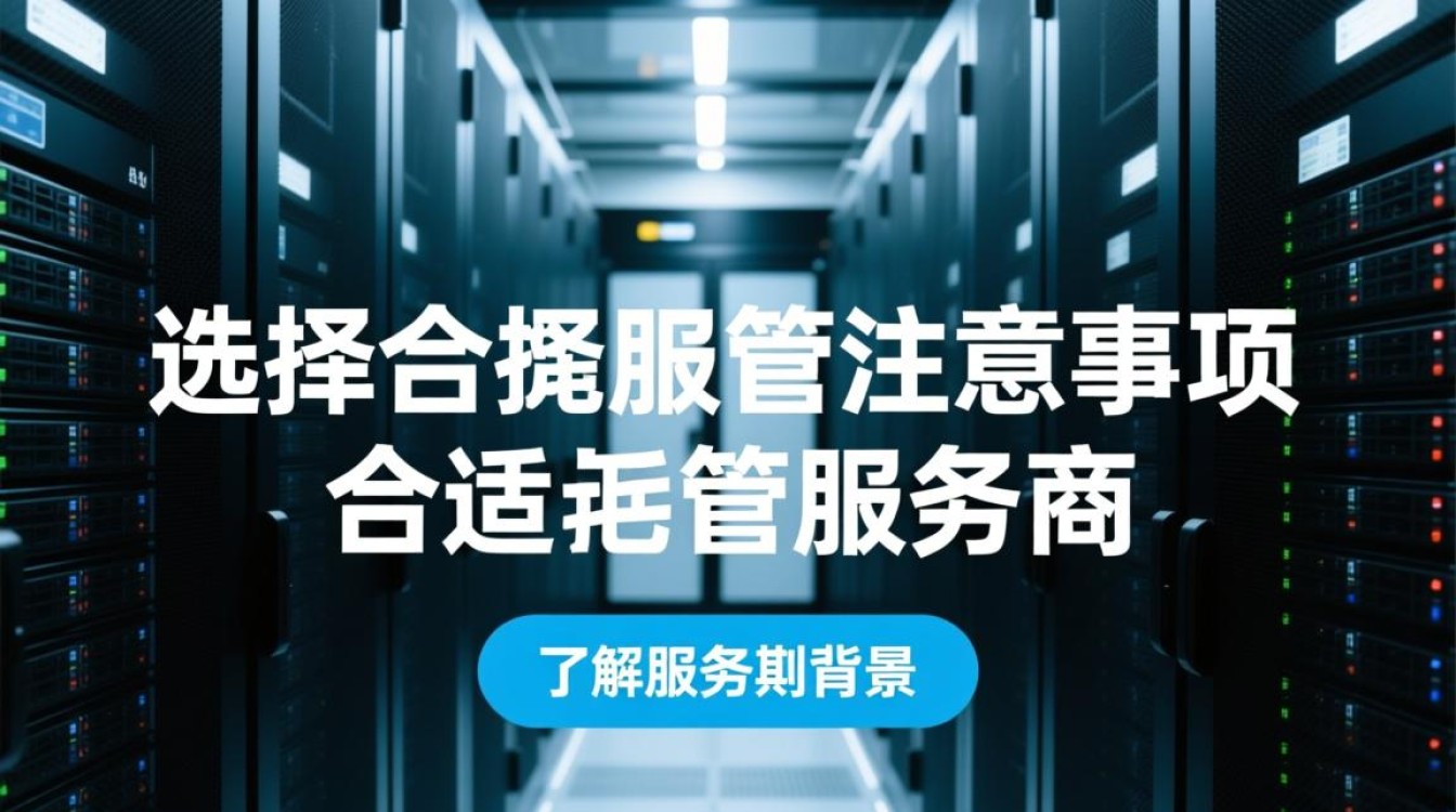 服务器托管需关注哪些关键因素与潜在风险？