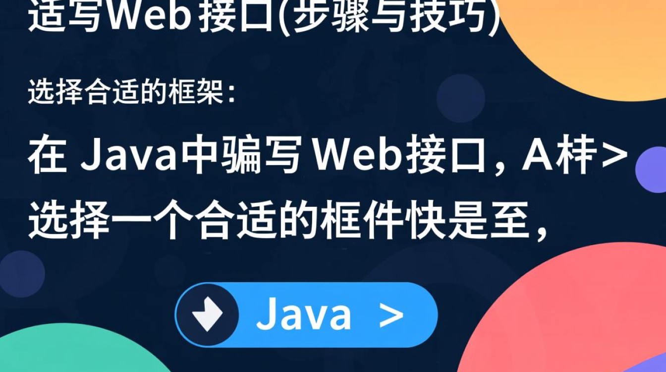 Java编写Web接口需要注意哪些关键点，有哪些最佳实践和技巧？