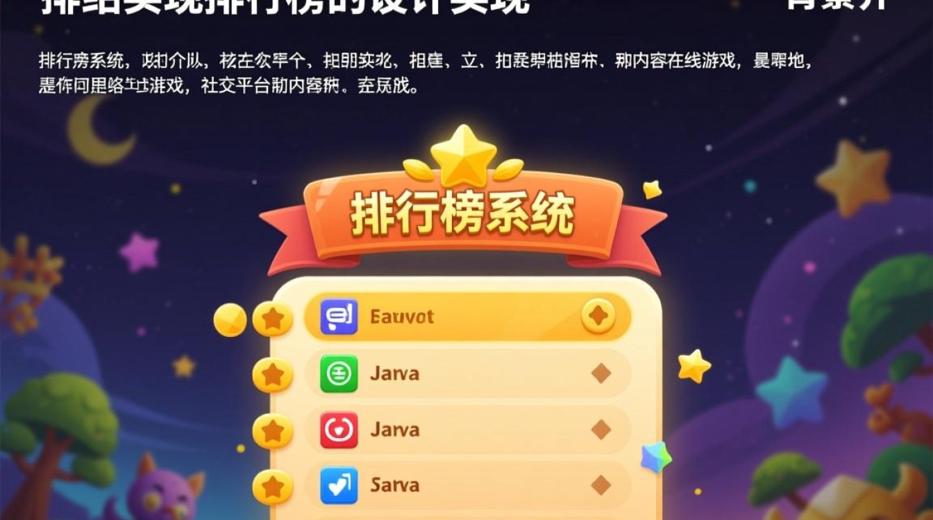 Java实现排行榜系统需要注意哪些关键步骤和技巧? Java实现排行榜系统需要注意哪些关键步骤和技巧?