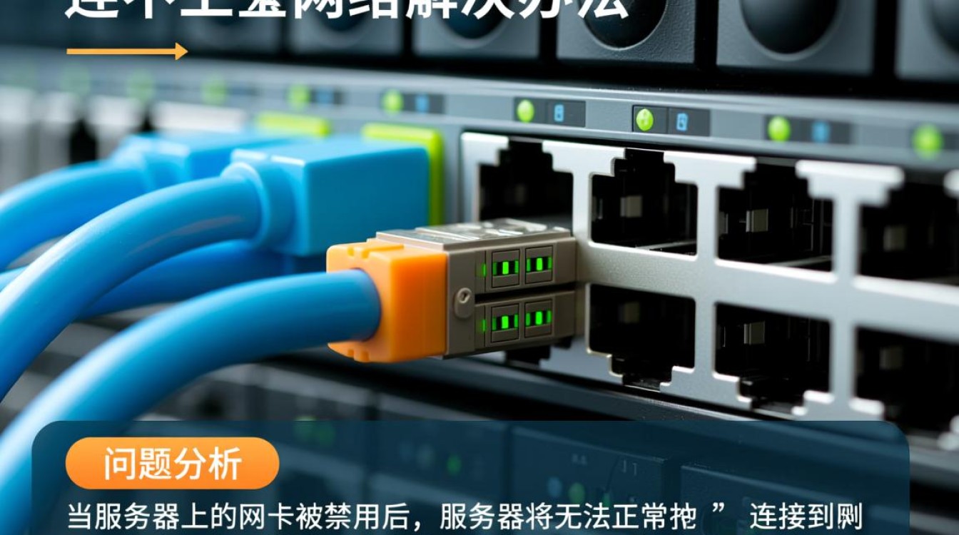 服务器禁用网卡导致无法连接，是配置错误还是硬件故障？解决方法是什么？