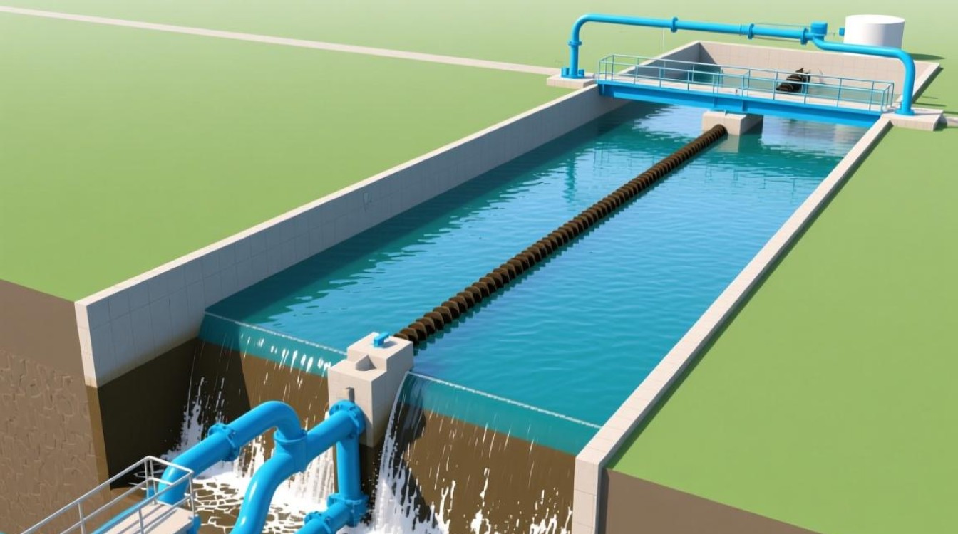 辐流式二沉池设计计算说明，有哪些关键点需要注意？