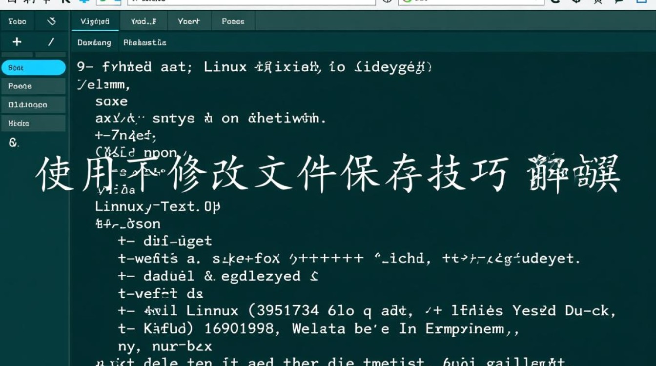 Linux环境下如何修改文件保存设置，确保数据安全与高效？