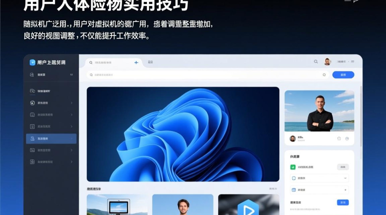 虚拟机视图调整时，如何实现最优屏幕分辨率和布局设置？