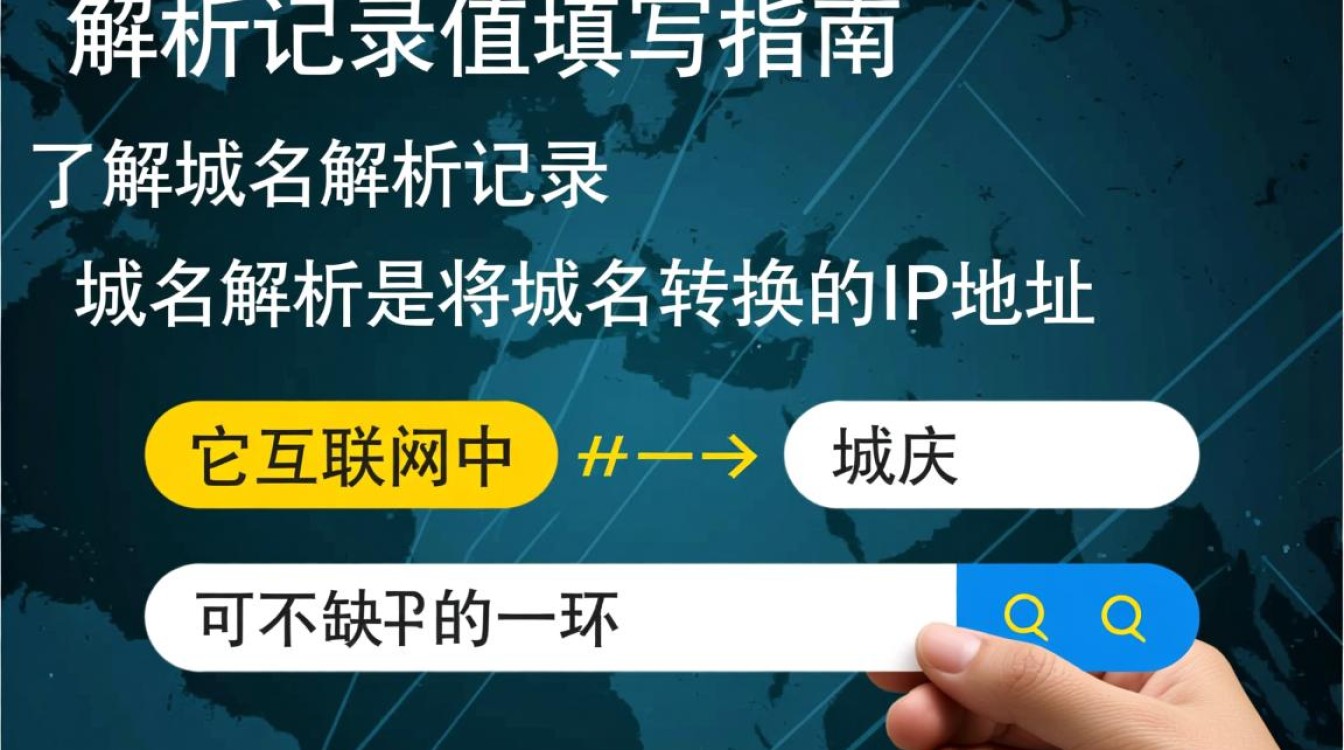如何正确填写域名解析记录值？详解设置技巧与注意事项