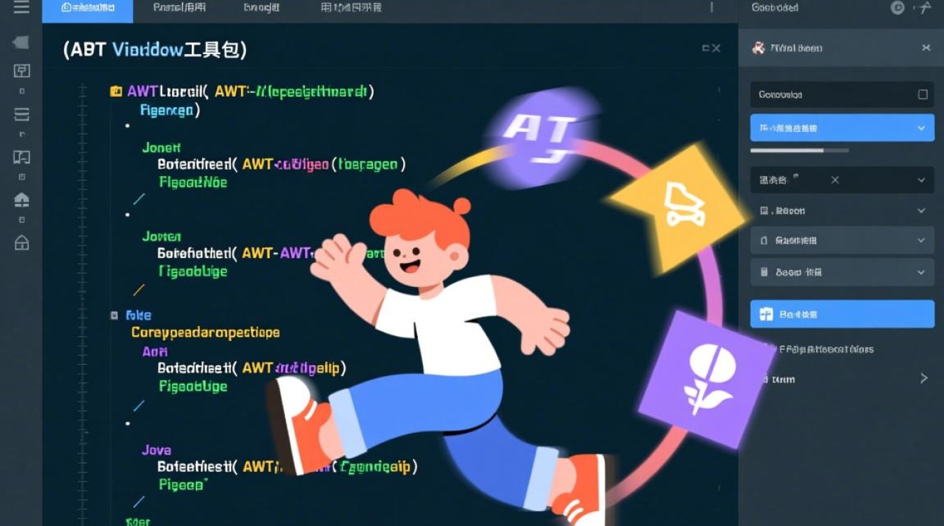 Java AWT中实现反弹效果的具体方法是什么？