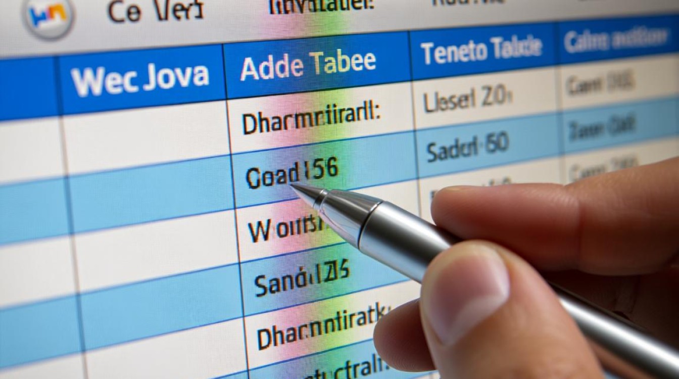 Java中如何高效实现向程序添加表格功能？