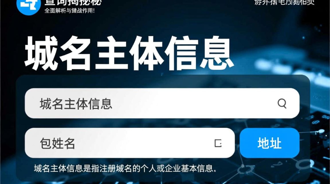 域名主体信息查询为何如此重要？揭秘其背后关键作用与意义！