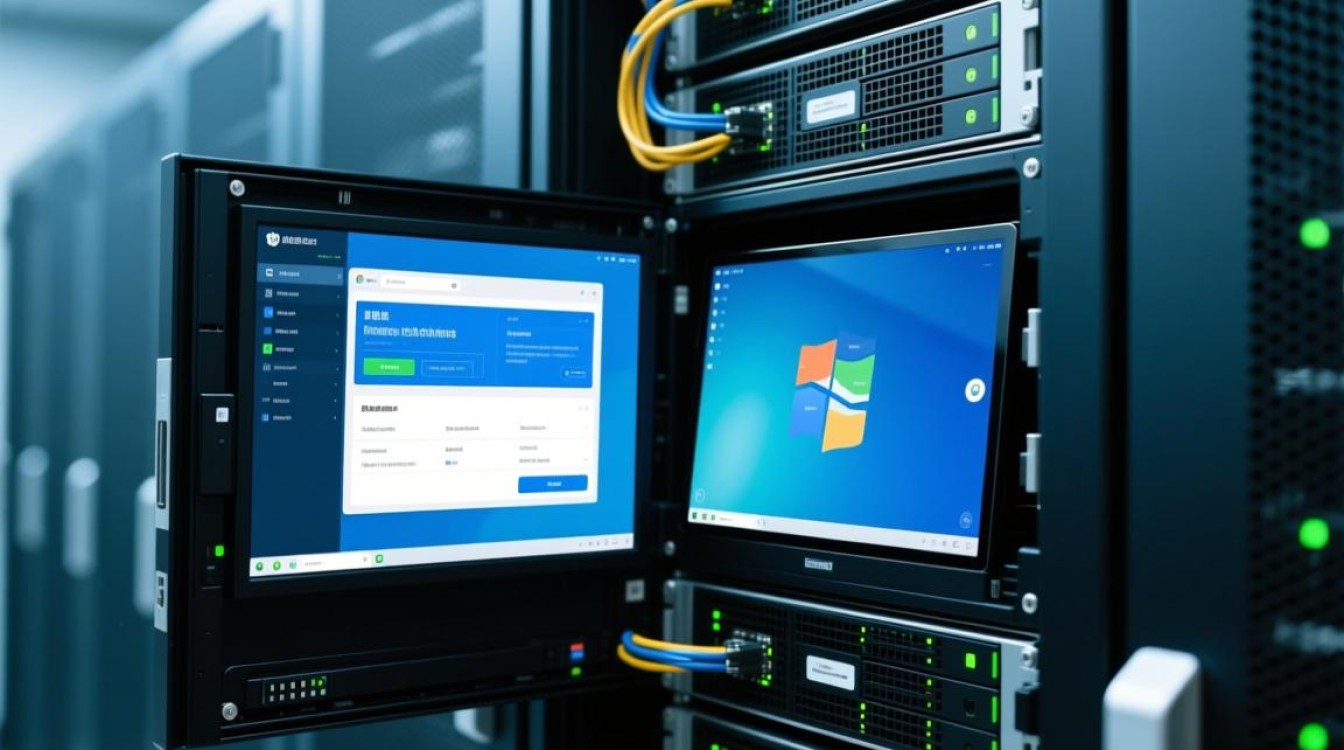 服务器双界面操作疑问，为何同时存在两个打开界面？-好主机测评网