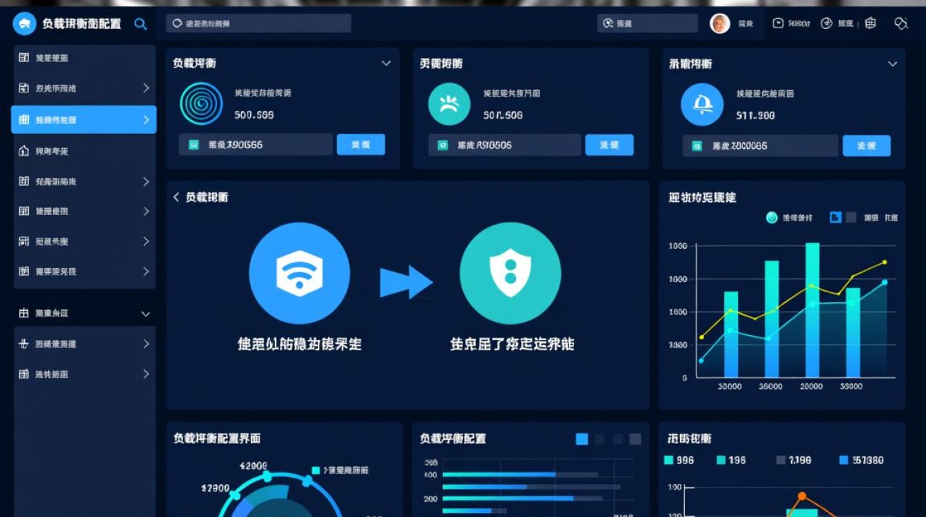 如何在负载均衡配置界面实现高效的网络流量分配策略？