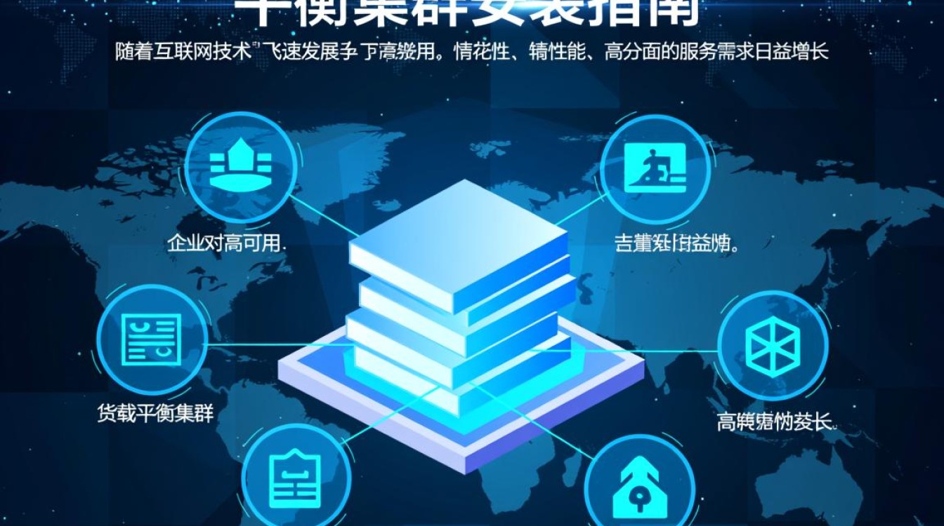 负载均衡集群安装过程中，如何确保高可用性和最佳性能配置？