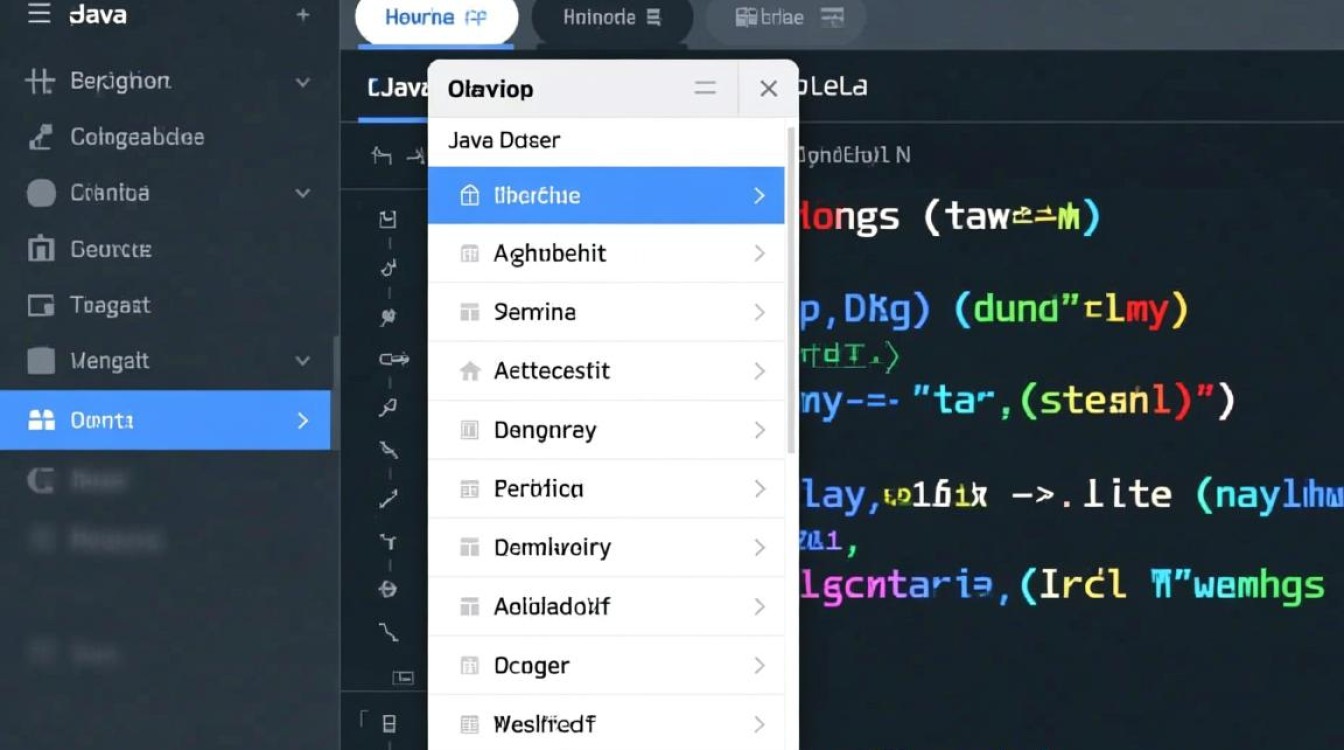 Java多级菜单项该如何实现和优化设计？