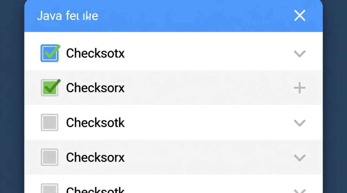 Java中如何正确实现与使用Checkbox组件？