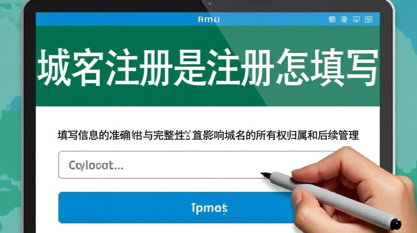 网址域名注册时，如何准确填写信息避免常见错误？