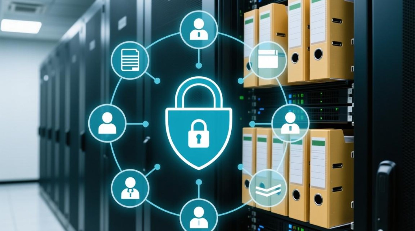 如何设置并管理服务器上文件夹的共享和权限分配？