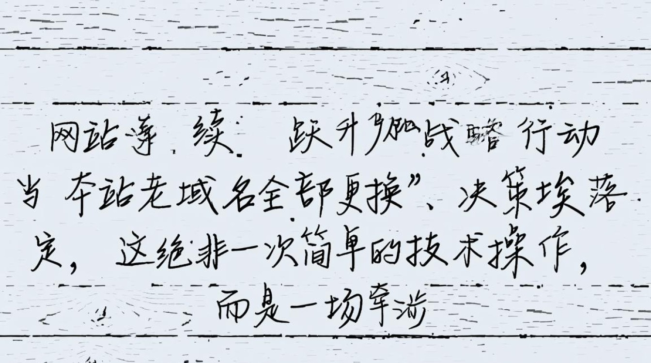 网站老域名全面更替,新旧切换过程中有哪些疑问与挑战? 网站老域名全面更替,新旧切换过程中有哪些疑问与挑战?