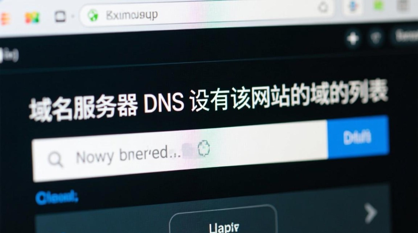 为什么域名服务器DNS显示没有该网站域的列表信息？