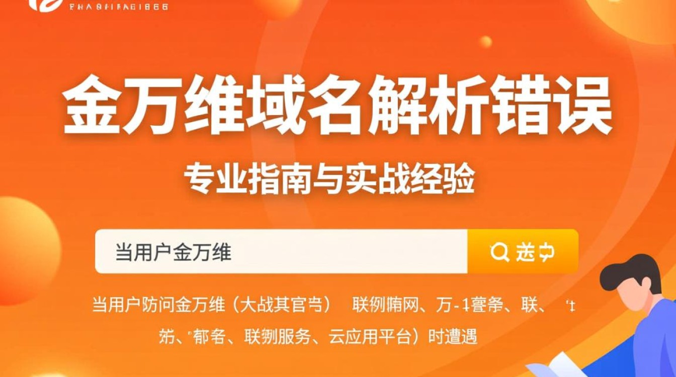 金万维域名解析错误原因？高效解决DNS故障方法
