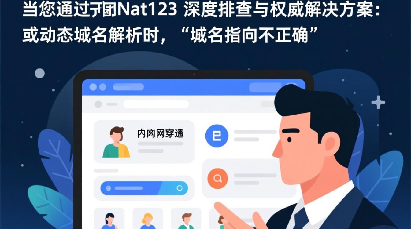 Nat123域名指向不正确怎么办？内网穿透故障修复全指南
