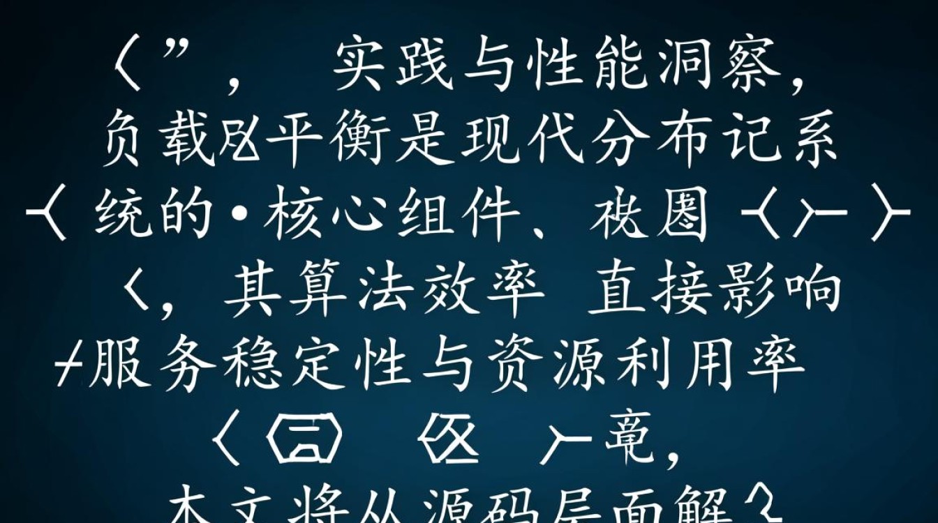 负载均衡算法如何优化？百万并发下错误率降低45%实战解析