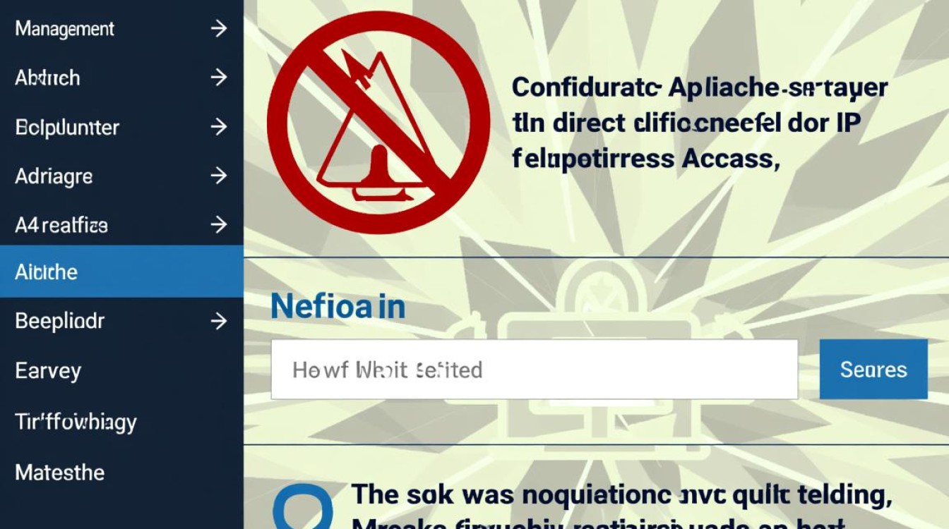 Apache只允许域名访问怎么设置？，禁止IP访问如何配置？