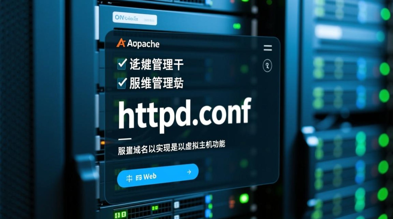 httpd.conf如何配置域名，虚拟主机怎么绑定域名