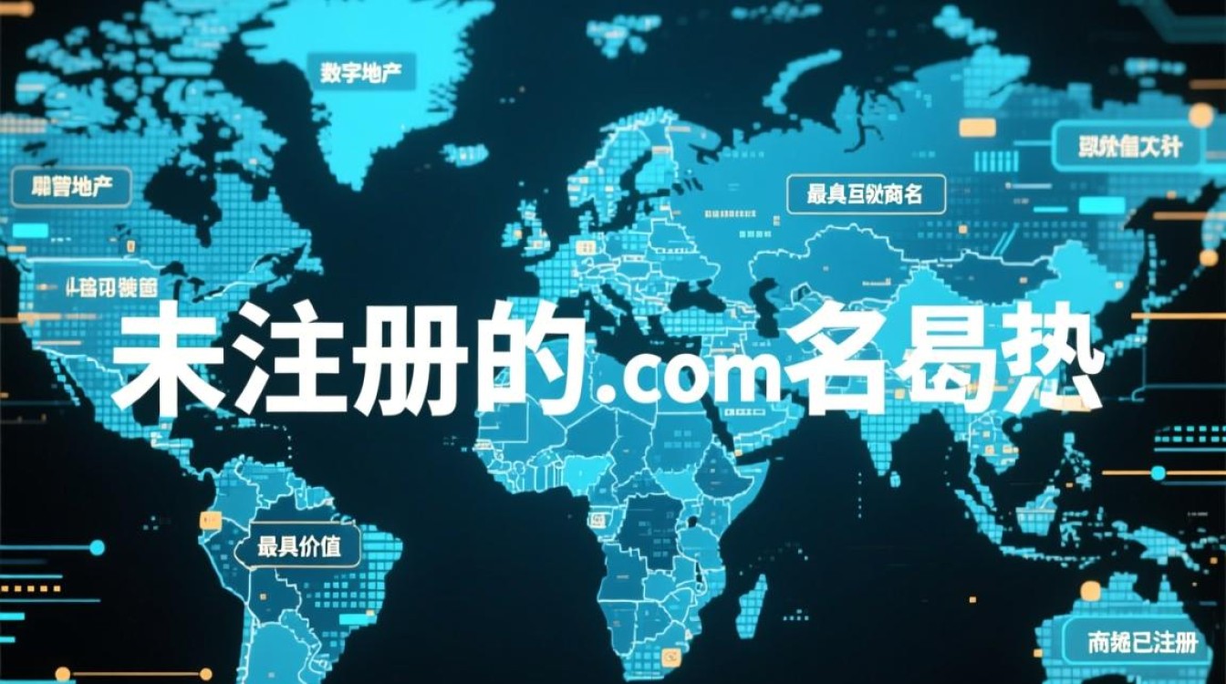 未注册域名com怎么查，哪里还有未注册的com域名