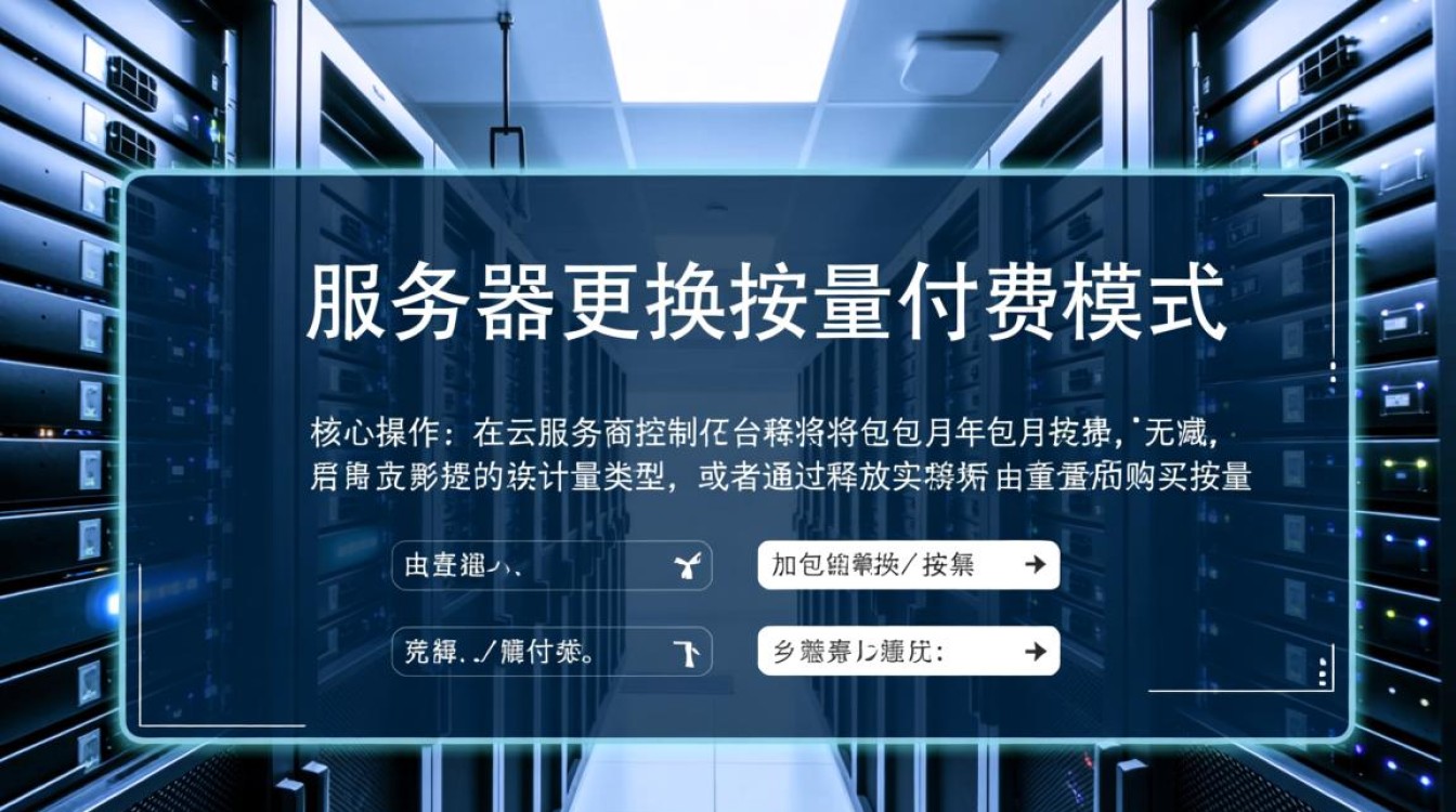 服务器怎么更换按量续费，包年包月怎么转按量付费？