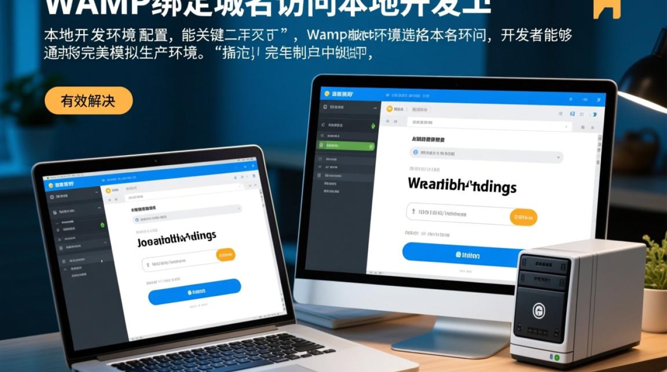 wamp绑定域名访问怎么设置，本地服务器如何配置虚拟主机？