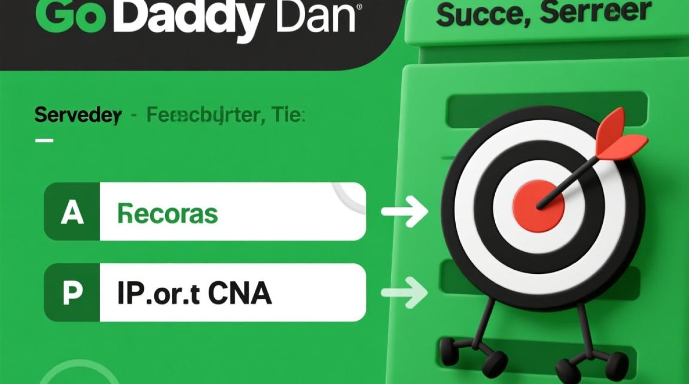 GoDaddy域名怎么指向服务器,DNS解析设置详细教程-好主机测评网