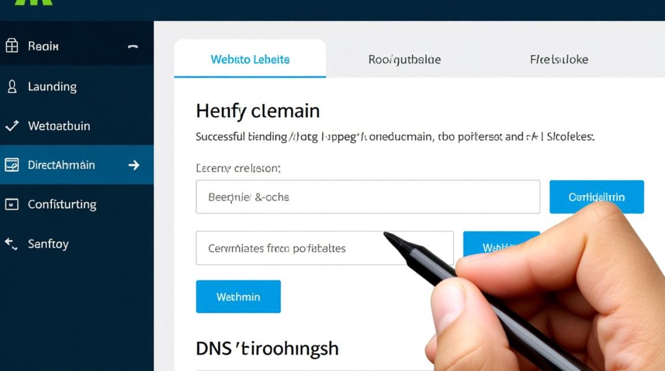 DirectAdmin怎么绑定域名，绑定域名后访问不了？
