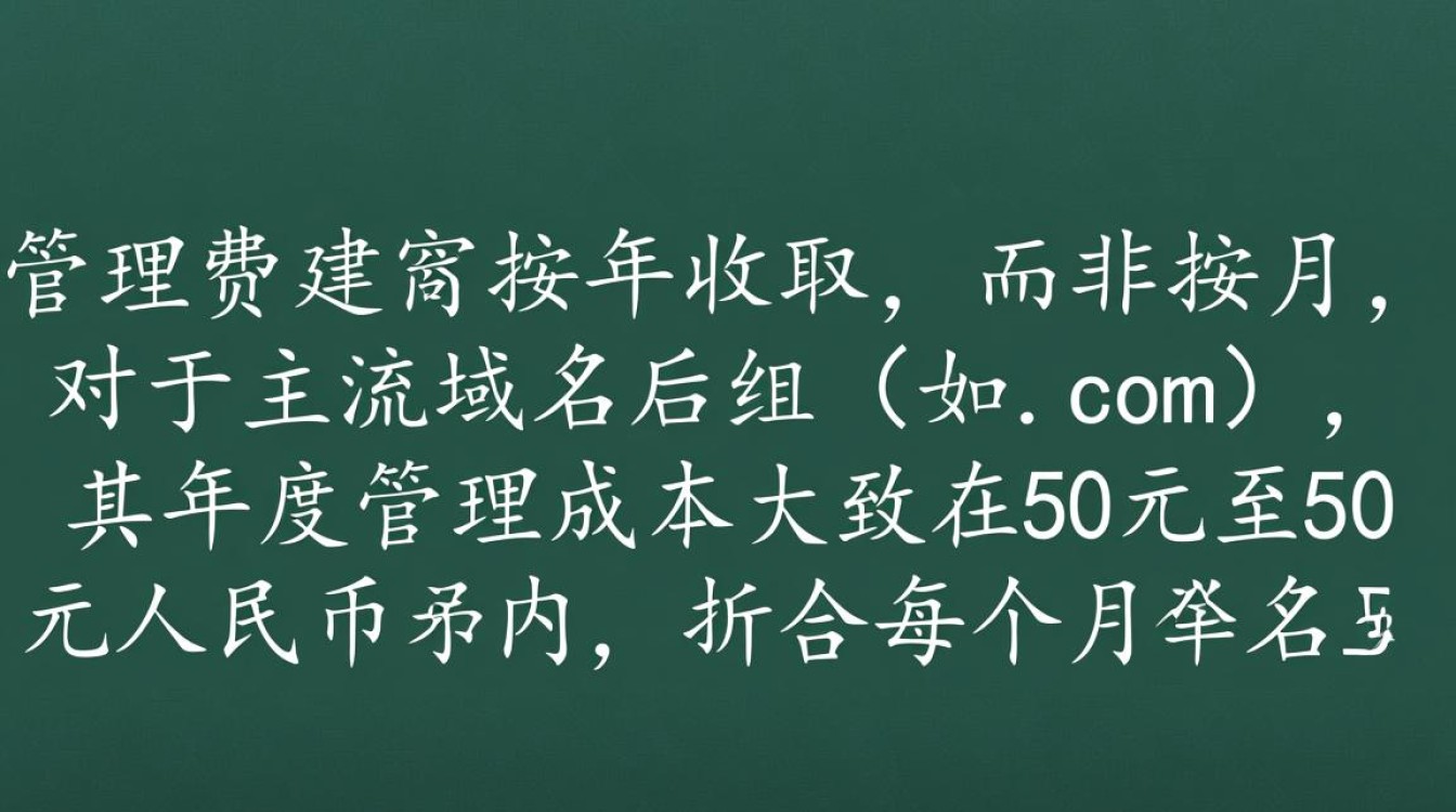 域名管理费多少一个月,域名注册和续费一年多少钱?-好主机测评网