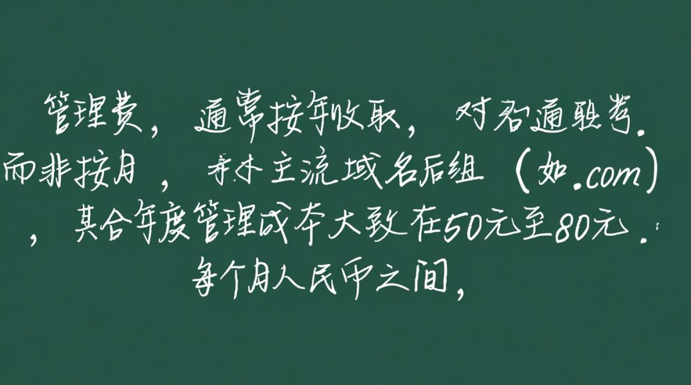 域名管理费多少一个月，域名注册和续费一年多少钱？
