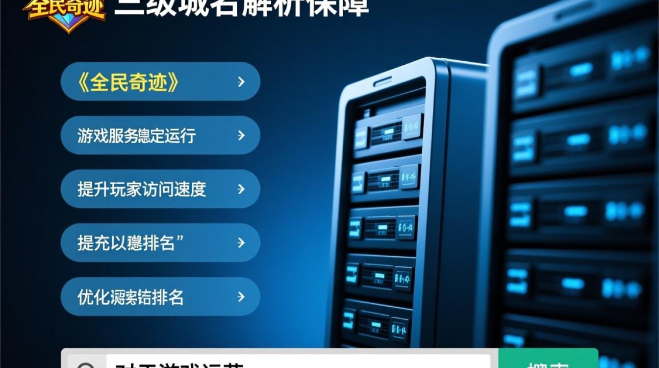 全民奇迹三级域名解析怎么设置，域名解析失败怎么办？